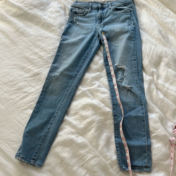 Woman’s JOE’S JEANS skinny ankle distressed jeans size 28 - Picture 4 of 9